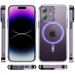 Фото Чехол TPU+PC Colorful with Magnetic Safe для Apple iPhone 12 (6.1") (Purple) на vchehle.ua
