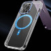 Чехол TPU+PC Colorful with Magnetic Safe для Apple iPhone 12 Pro (6.1") (Blue) в магазине vchehle.ua
