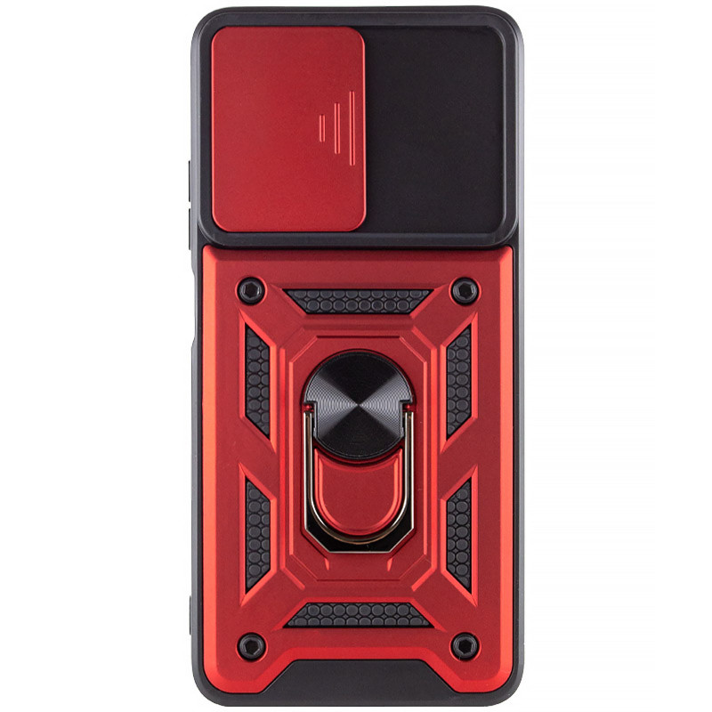 Фото Ударопрочный чехол Ummi Camshield Serge Ring для Xiaomi 11T / 11T Pro (Красный) в магазине vchehle.ua