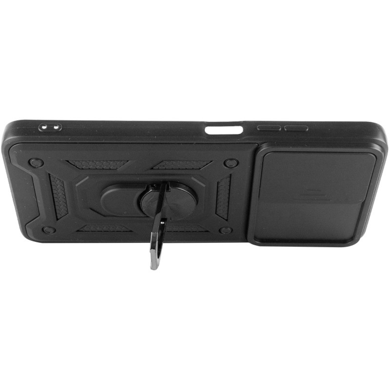 Фото Ударопрочный чехол Ummi Camshield Serge Ring для Xiaomi Redmi 12 / Poco M6 Pro 5G (Черный) в магазине vchehle.ua