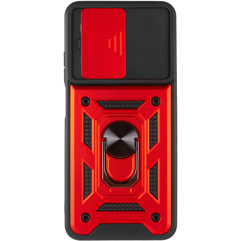 Фото Удароміцний чохол Ummi Camshield Serge Ring на Xiaomi Redmi A5 / Poco C71 (Червоний) в маназині vchehle.ua
