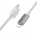 Дата кабель Hoco U127 Power USB to Lightning (1.2m) (Silver / Gray)
