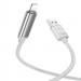 Фото Дата кабель Hoco U127 Power USB to Lightning (1.2m) (Silver / Gray) на vchehle.ua