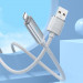 Фото Дата кабель Hoco U127 Power USB to Lightning (1.2m) (Silver / Gray) в магазине vchehle.ua