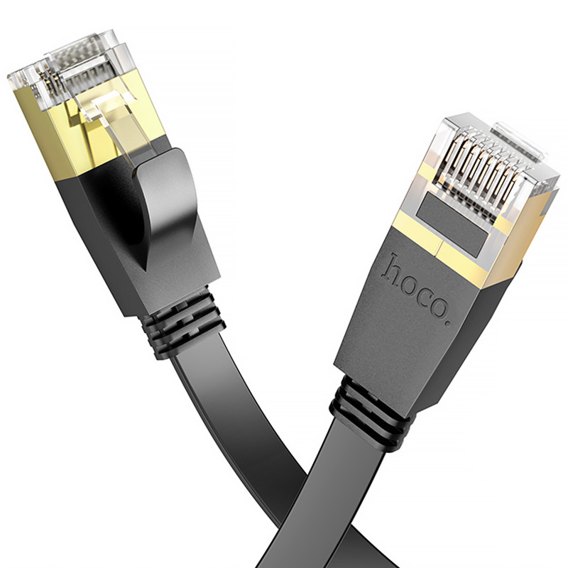 Дата кабель Hoco US07 Level Pro copper gigabit ethernet (1m) (Black)