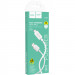 Дата кабель Hoco X107 USB to MicroUSB 2.4A (1m) (White) в магазине vchehle.ua