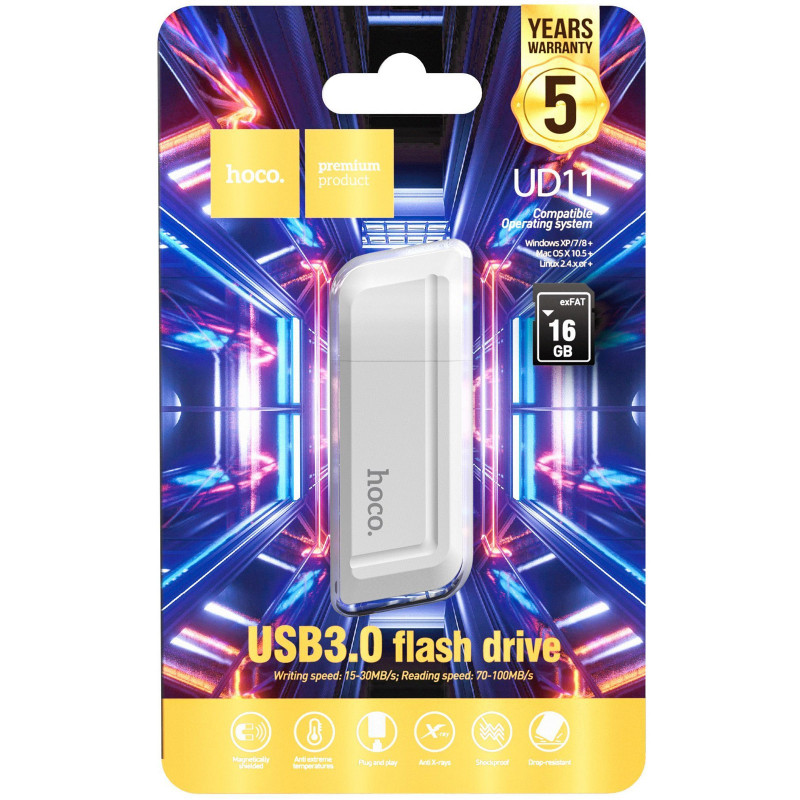 Фото Флеш-накопитель Hoco UD11 USB3.0 - 16GB (White) в магазине vchehle.ua