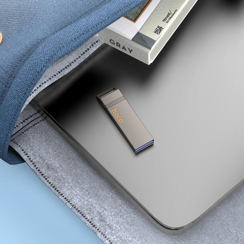 Купить Флеш-накопитель Hoco UD13 USB3.2 - 64GB (Gray) на vchehle.ua