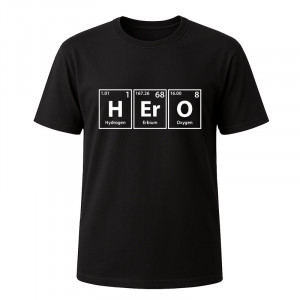 Футболка чорна Chemistry Hero