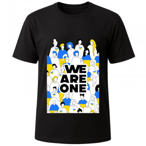 Футболка черная Ukraine people