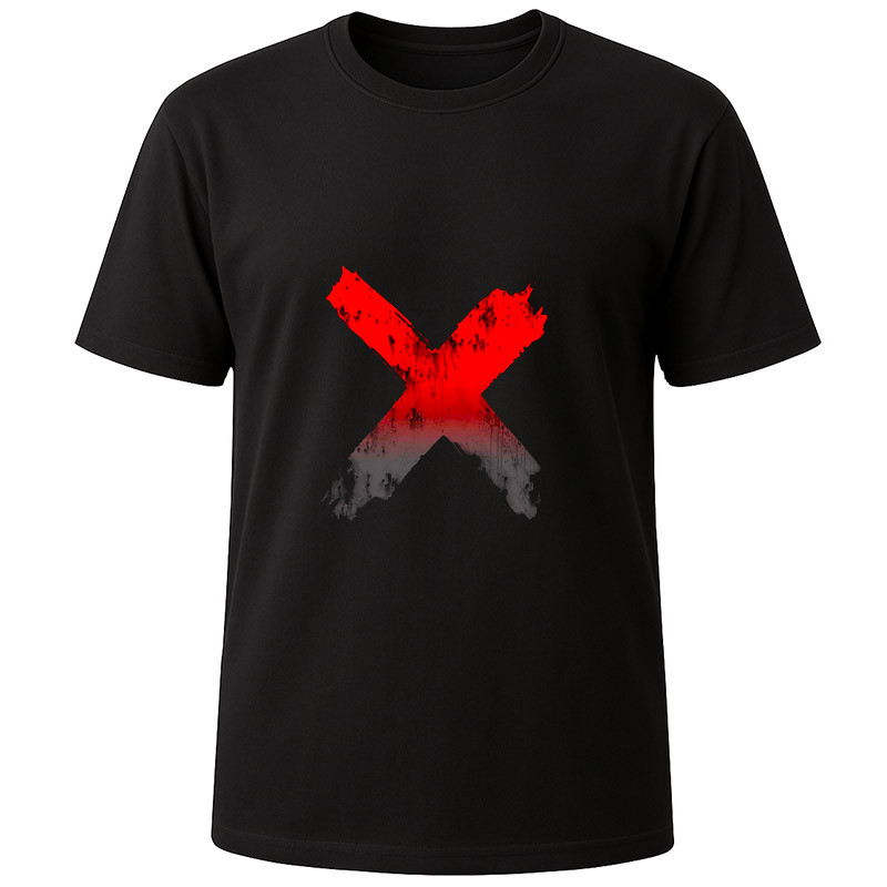 Футболка чорна Stop (XL)