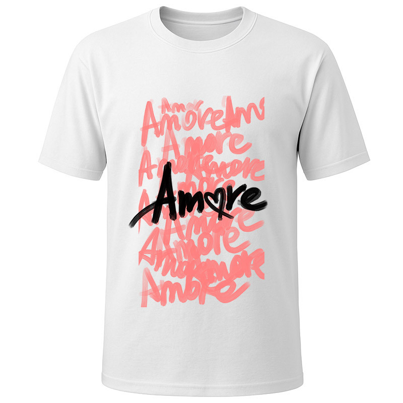 Футболка белая Amore (XXXL)