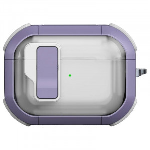 Футляр противоударный Locking Button для наушников Airpods Pro 2 / Pro