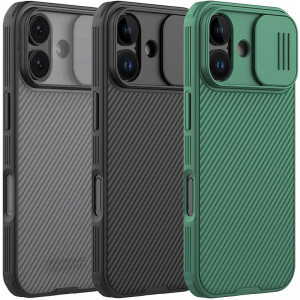 Карбоновая накладка Nillkin CamShield Pro для Apple iPhone 17 (6.3")