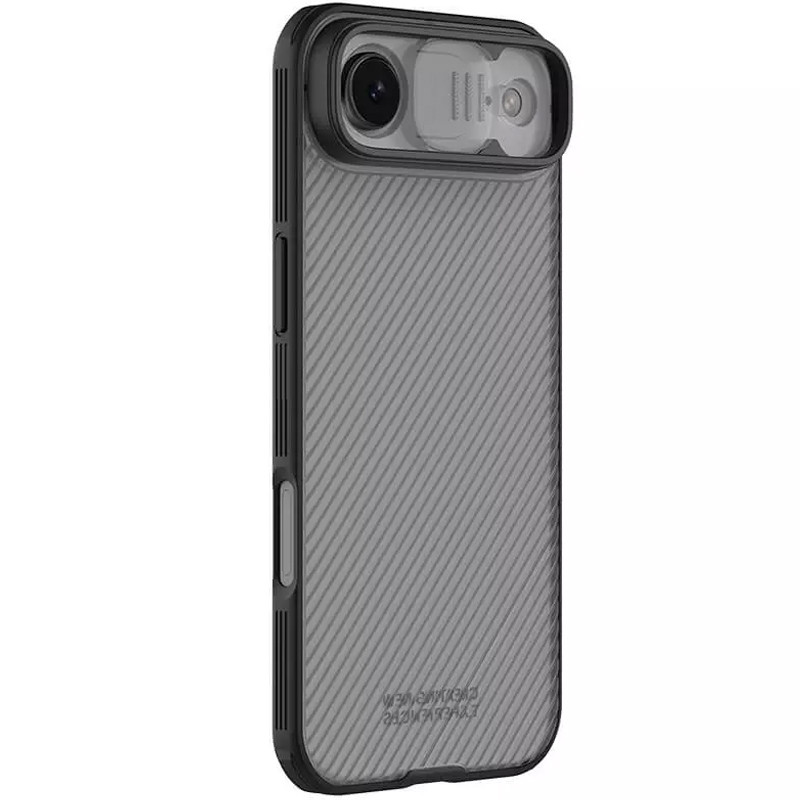 Карбоновая накладка Nillkin CamShield Pro для Apple iPhone 17 Air (6.5") (Transparent black)
