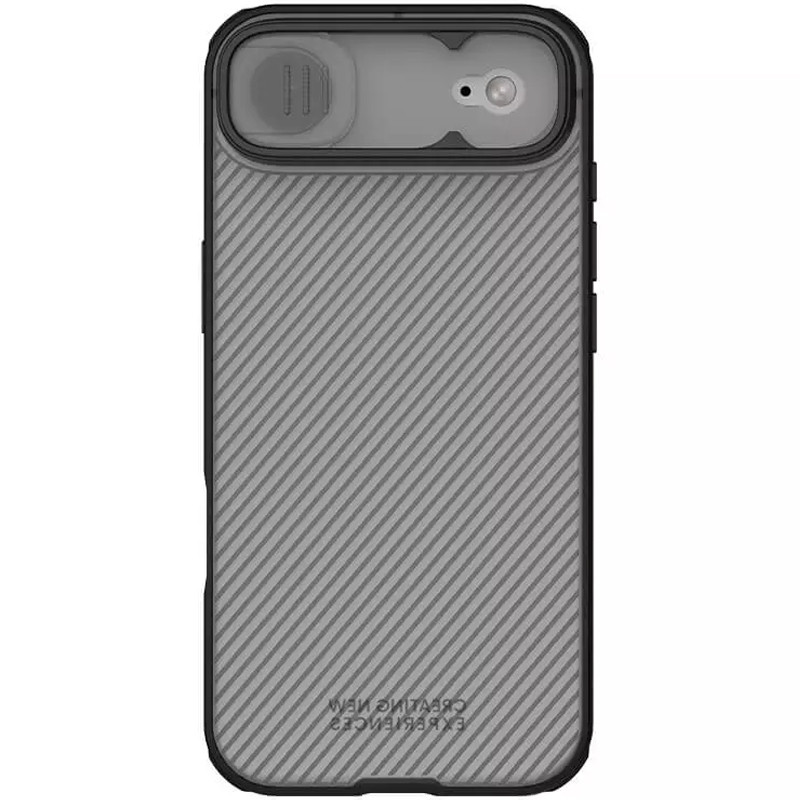 Фото Карбоновая накладка Nillkin CamShield Pro для Apple iPhone 17 Air (6.5") (Transparent black) на vchehle.ua
