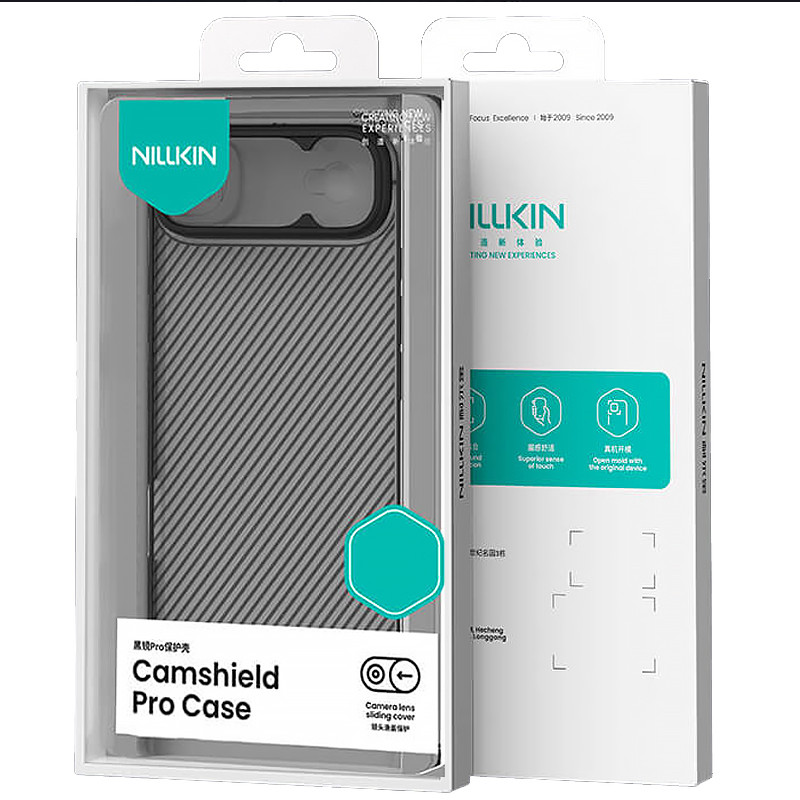 Заказать Карбоновая накладка Nillkin CamShield Pro для Apple iPhone 17 Air (6.5") (Transparent black) на vchehle.ua