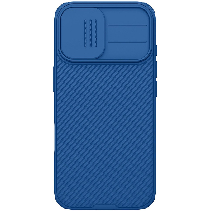 Фото Карбонова накладка Nillkin CamShield Pro на Apple iPhone 17 (6.3") (Blue) в маназині vchehle.ua