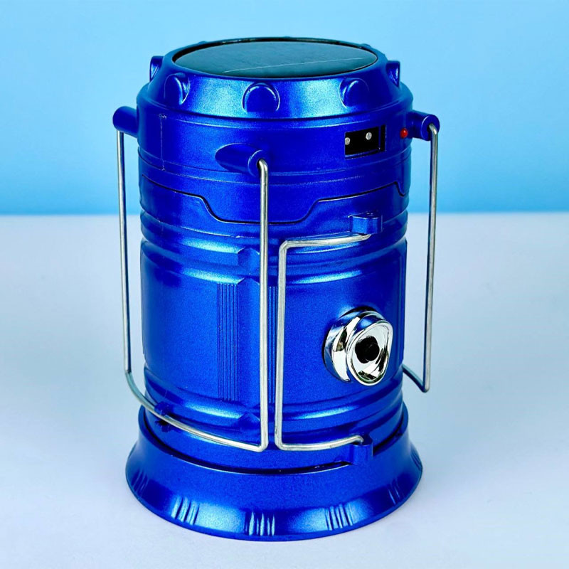 Фото Кемпинговый фонарь аккумуляторный G5800T Solar (Blue) на vchehle.ua