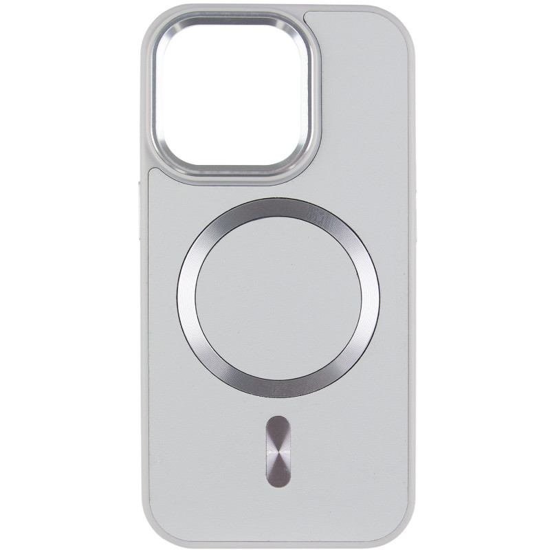 Фото Шкіряний чохол SnapCase with Magnetic Safe на Apple iPhone 11 Pro Max (6.5") (Grey) на vchehle.ua