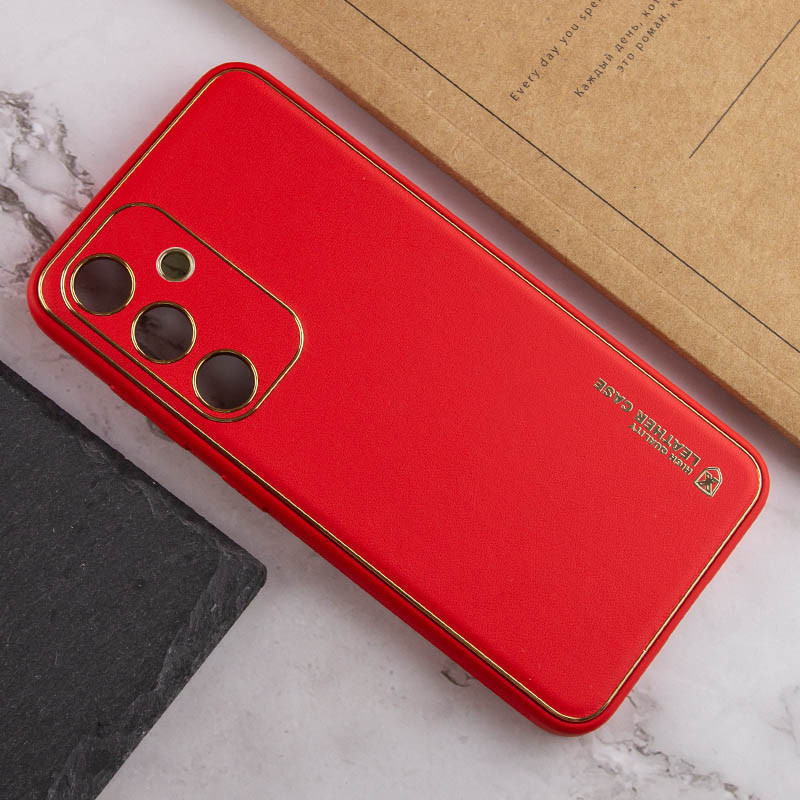 Шкіряний чохол Xshield на Samsung Galaxy S23 FE (Червоний / Red) в магазині vchehle.ua
