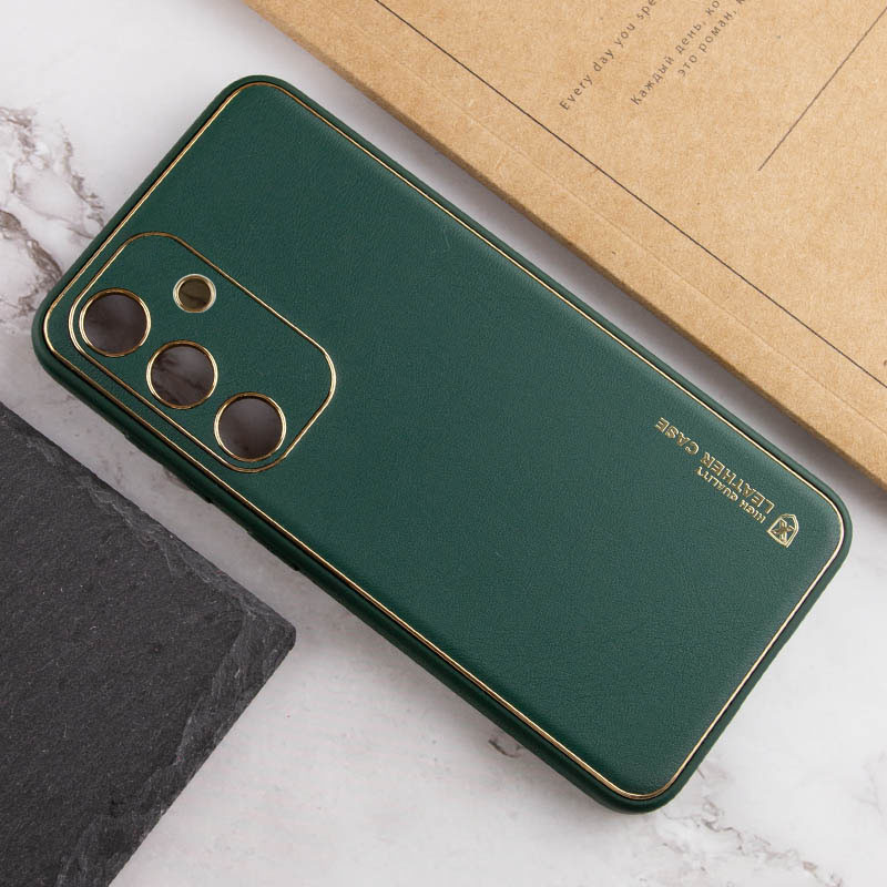 Шкіряний чохол Xshield на Samsung Galaxy S23 FE (Зелений / Army Green) в магазині vchehle.ua
