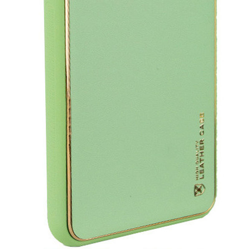 Фото Шкіряний чохол Xshield на Samsung Galaxy S23 FE (Зелений / Pistachio) на vchehle.ua