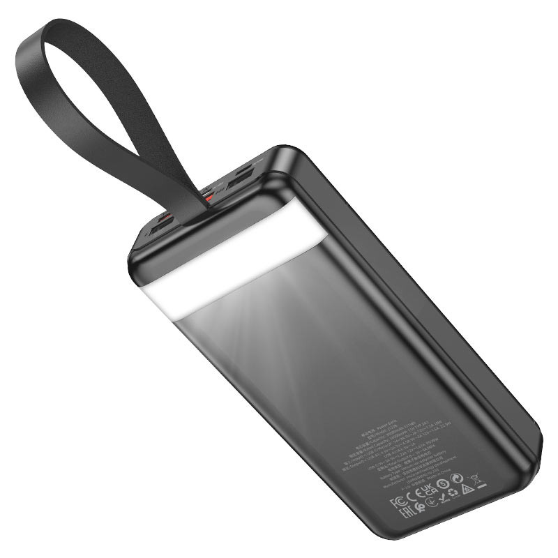 Фото Power Bank Hoco 30000 mAh J123B Element 22.5W+PD20W (Black) на vchehle.ua