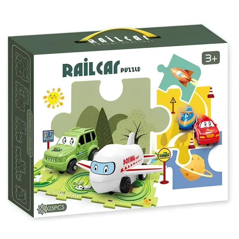 Фото Развивающая игрушка-пазл SHT 1103B Forest Park (25pcs) (Green) в магазине vchehle.ua