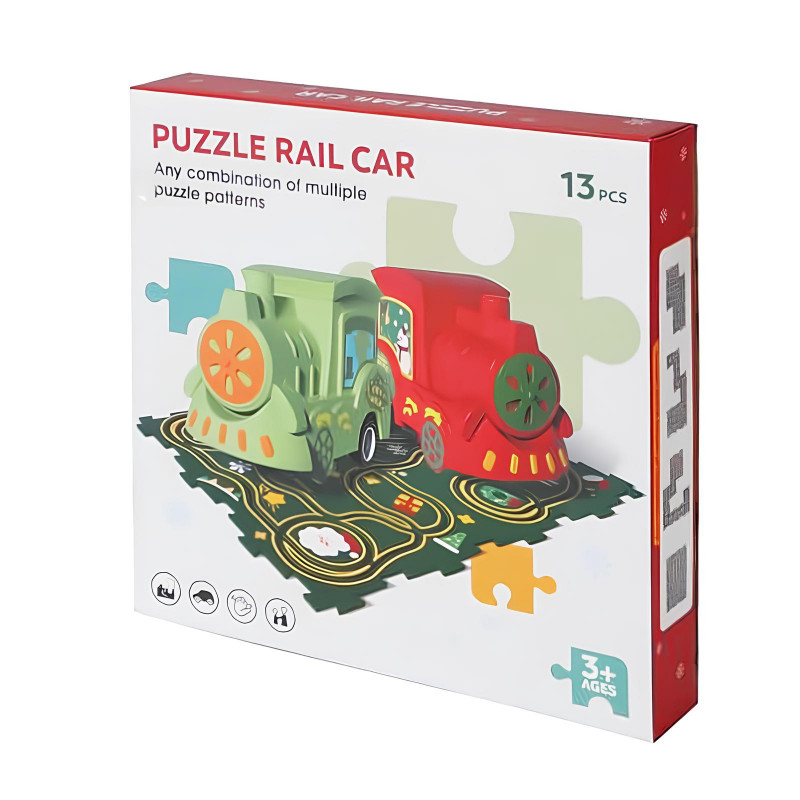 Заказать Развивающая игрушка-пазл SHT XDL588-19 Merry Christmas (13pcs) (Green) на vchehle.ua