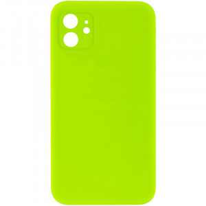 Чехол Silicone Case Square Full Camera Protective (AA) NOLOGO для Apple iPhone 11 (6.1")