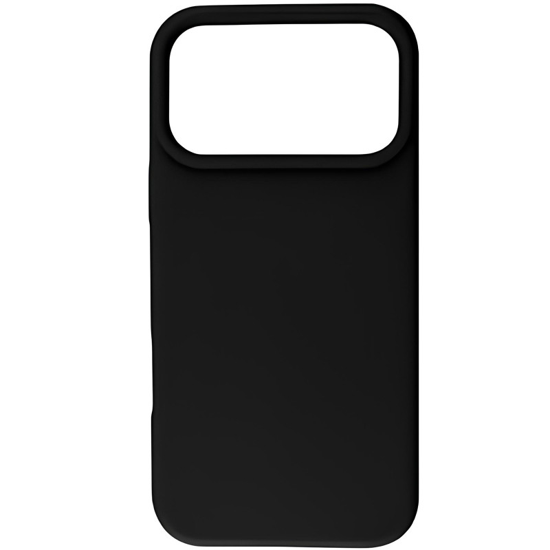 Силіконовий чохол Fibra Full with Magnetic Safe Apple iPhone 17 Pro (6.3") (Black)