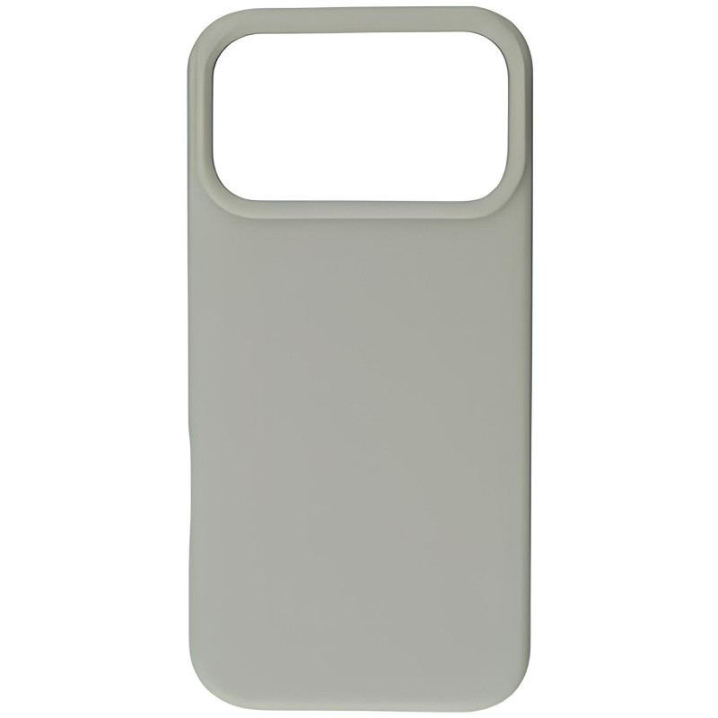 Силіконовий чохол Fibra Full with Magnetic Safe Apple iPhone 17 Pro (6.3") (Dark Stone)