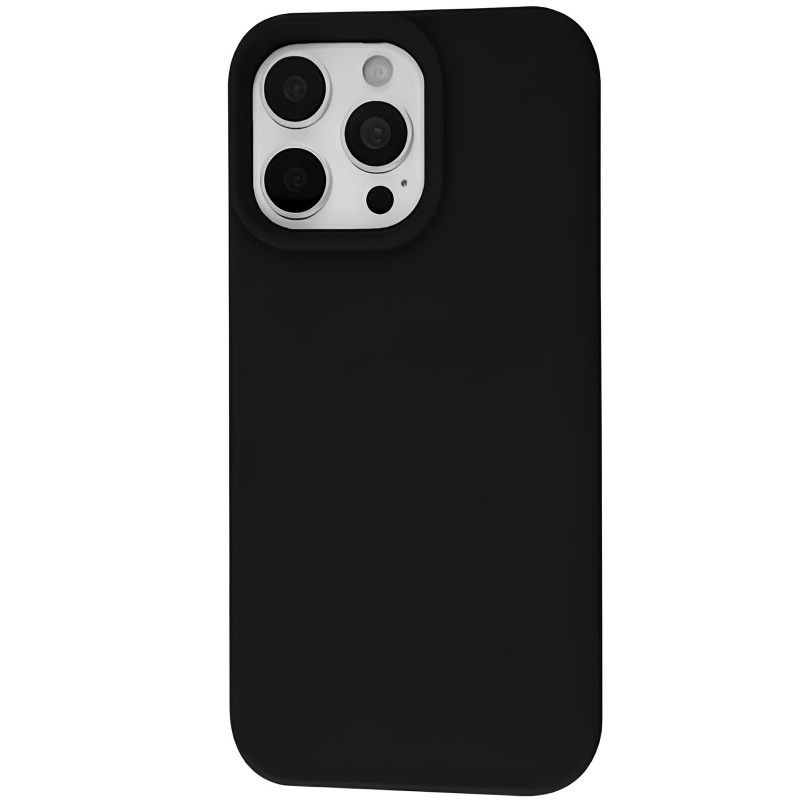 Силиконовый чехол Fibra Full with Magnetic Safe для Apple iPhone 16 Pro Max (6.9") (Black)