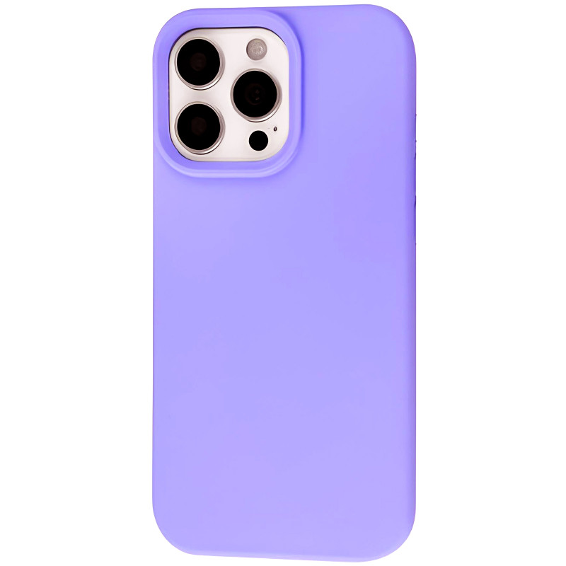 Силіконовий чохол Fibra Full with Magnetic Safe Apple iPhone 16 Pro Max (6.9") (Light Purple)