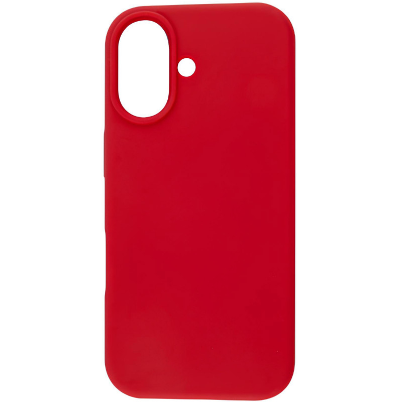 Силиконовый чехол Fibra Full with Magnetic Safe для Apple iPhone 17 (6.3") (Red)