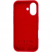 Фото Силиконовый чехол Fibra Full with Magnetic Safe для Apple iPhone 17 (6.3") (Red) на vchehle.ua
