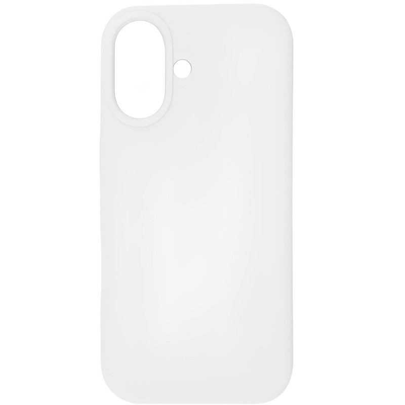 Силиконовый чехол Fibra Full with Magnetic Safe для Apple iPhone 17 (6.3") (White)
