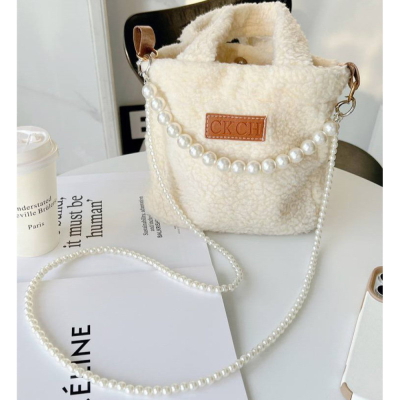 Фото Шнурок Beads Pearl 2в1 120см (White) в магазине vchehle.ua