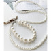 Шнурок Beads Pearl 2в1 120см (White) в магазине vchehle.ua