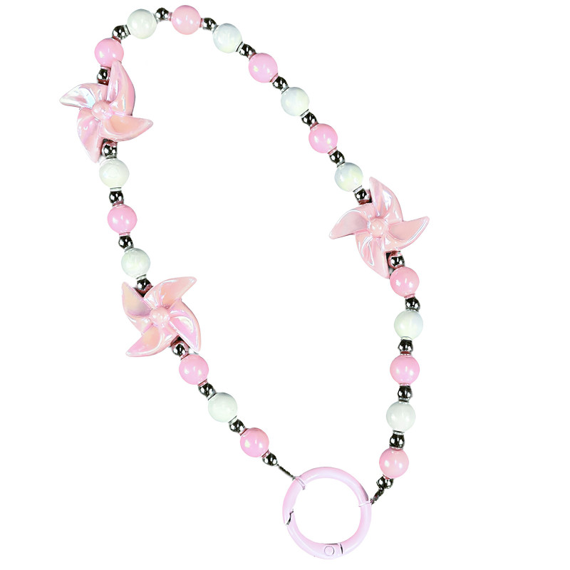 Шнурок - браслет Beads Star (Pink)