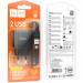 Купить СЗУ Hoco C141A Smart 2.1A (2USB-A) + кабель USB to Lightning (Black) на vchehle.ua