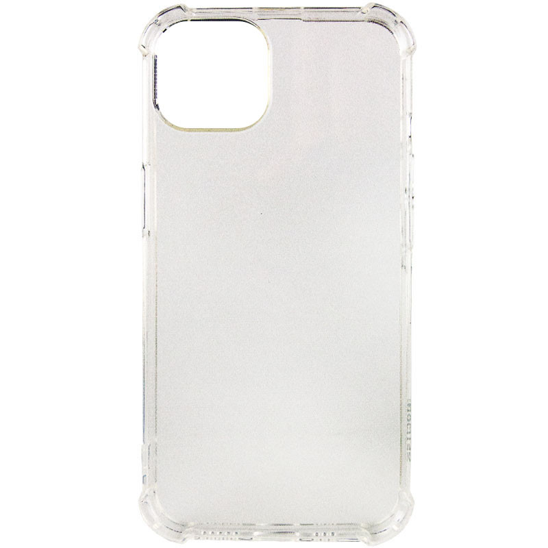 TPU чохол GETMAN Ease logo посилені кути на Apple iPhone 13 (6.1") (Прозорий (прозорий))