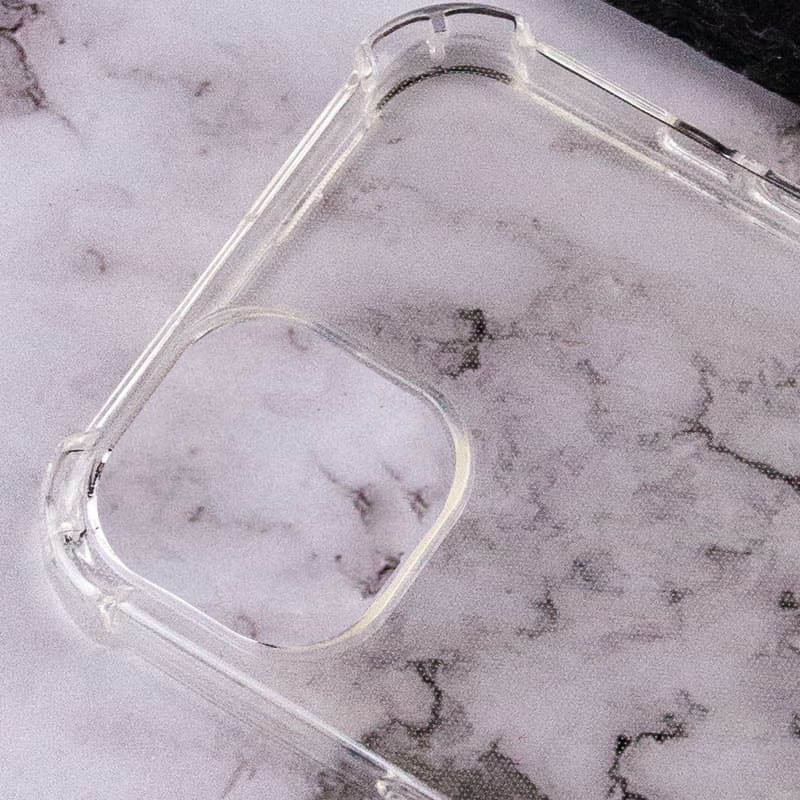 TPU чохол GETMAN Ease logo посилені кути на Apple iPhone 13 (6.1") (Прозорий (прозорий)) в магазині vchehle.ua