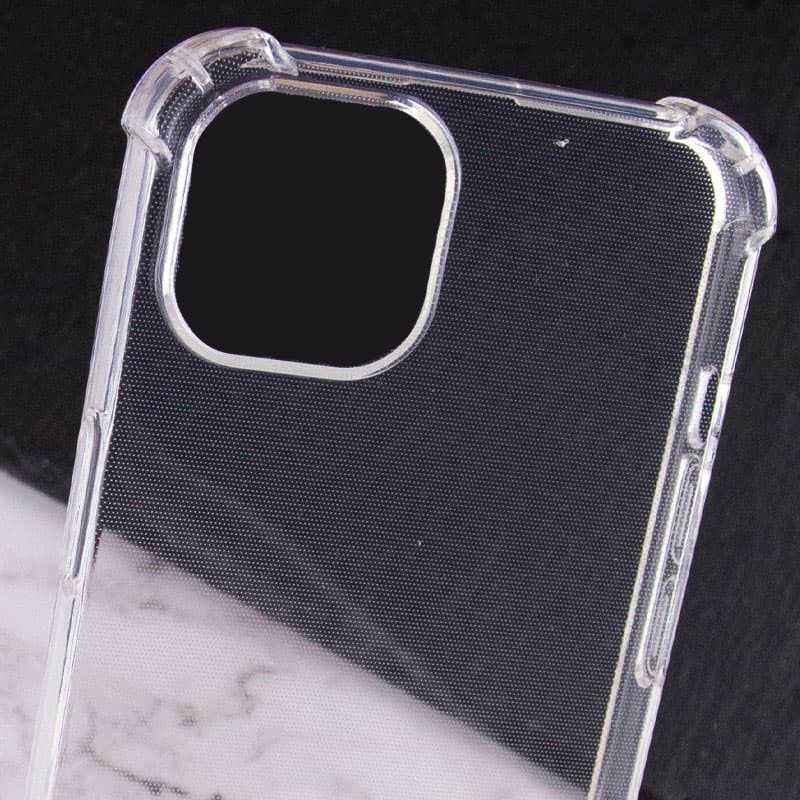 Замовити TPU чохол GETMAN Ease logo посилені кути на Apple iPhone 13 (6.1") (Прозорий (прозорий)) на vchehle.ua