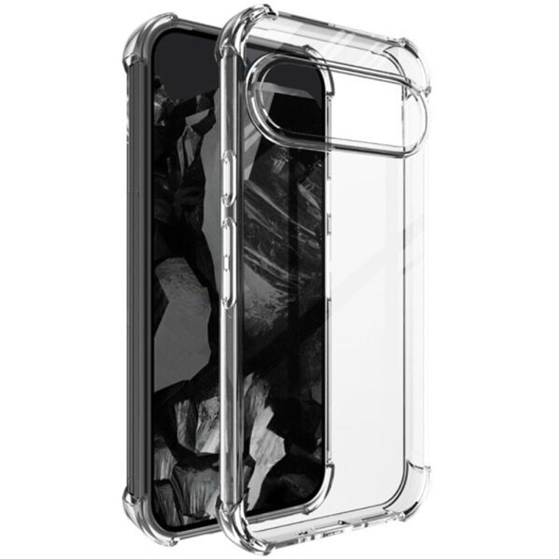 TPU чохол GETMAN Ease logo посилені кути на Google Pixel 10 / 10 Pro (Безбарвний (прозорий))