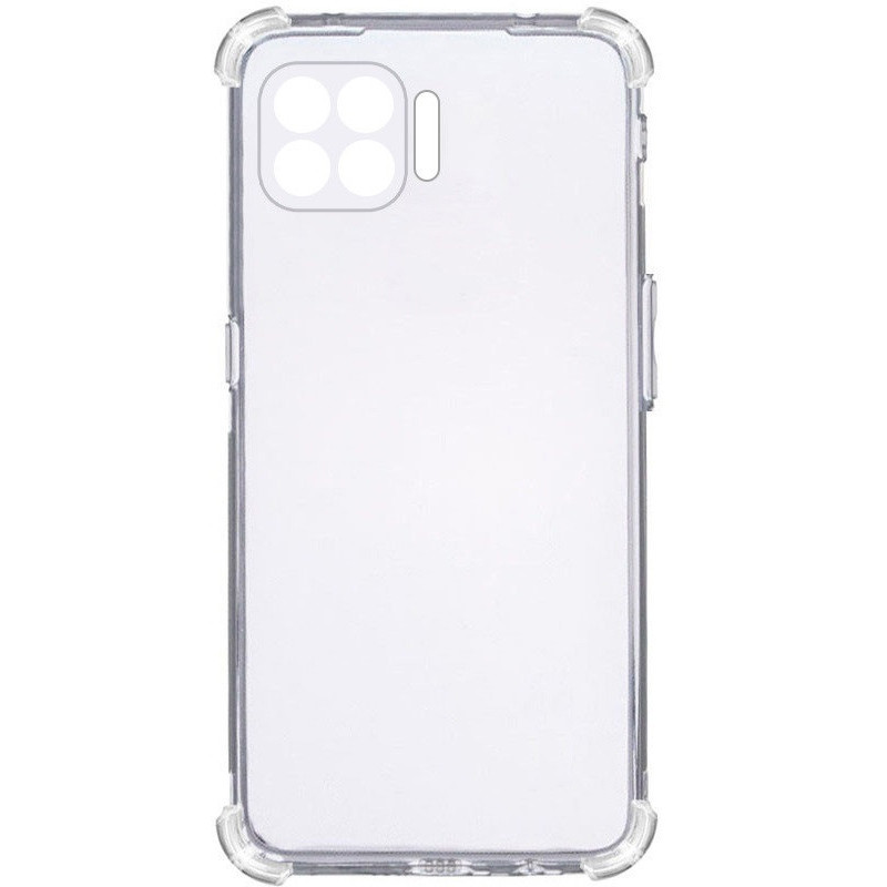 Фото TPU чохол GETMAN Ease logo посилені кути Full Camera на Oppo Reno 4 Lite (Прозорий (прозорий)) в маназині vchehle.ua