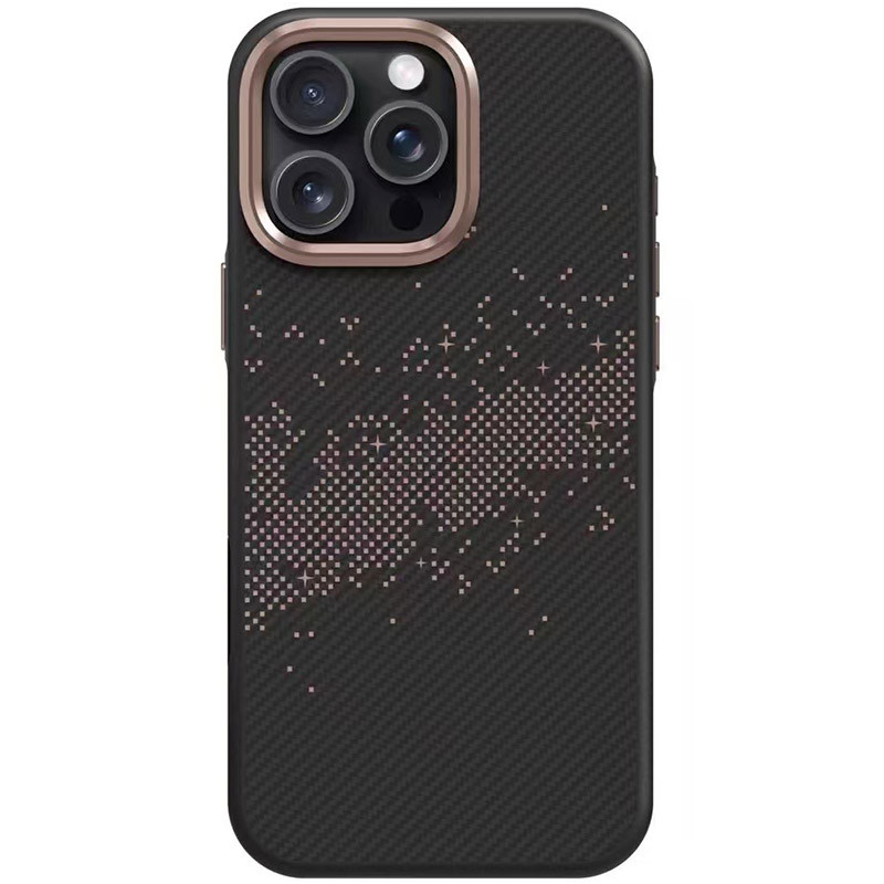 TPU чохол Monzo (MagFit) на Apple iPhone 15 Pro (6.1") (Titanium gold)