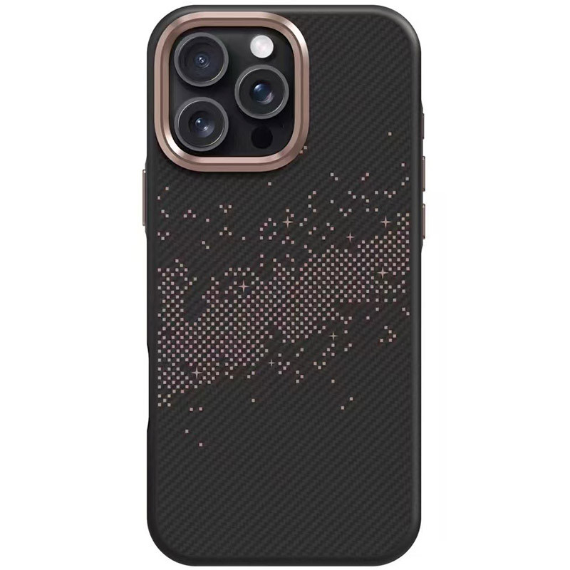 TPU чехол Monzo (MagFit) для Apple iPhone 16 Pro (6.3") (Titanium gold)