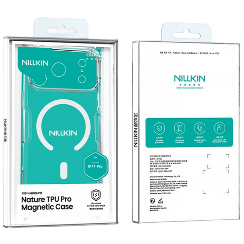 Замовити TPU чохол Nillkin Nature Pro Magnetic на Apple iPhone 17 Pro Max (6.9") (Безбарвний (прозорий)) на vchehle.ua